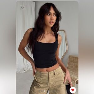 Princess Polly Zoe Top Black